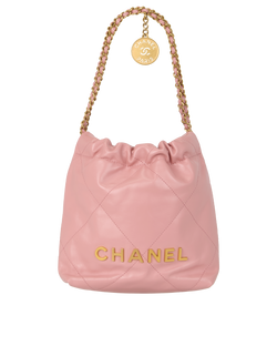 22 Mini, Calfskin, Pink, TNC9G19G (2021/25), DB/B, 3*